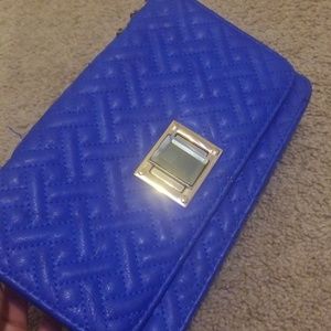Urban expressions royal blue shoulder purse